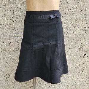 Y2K a-line black skirt